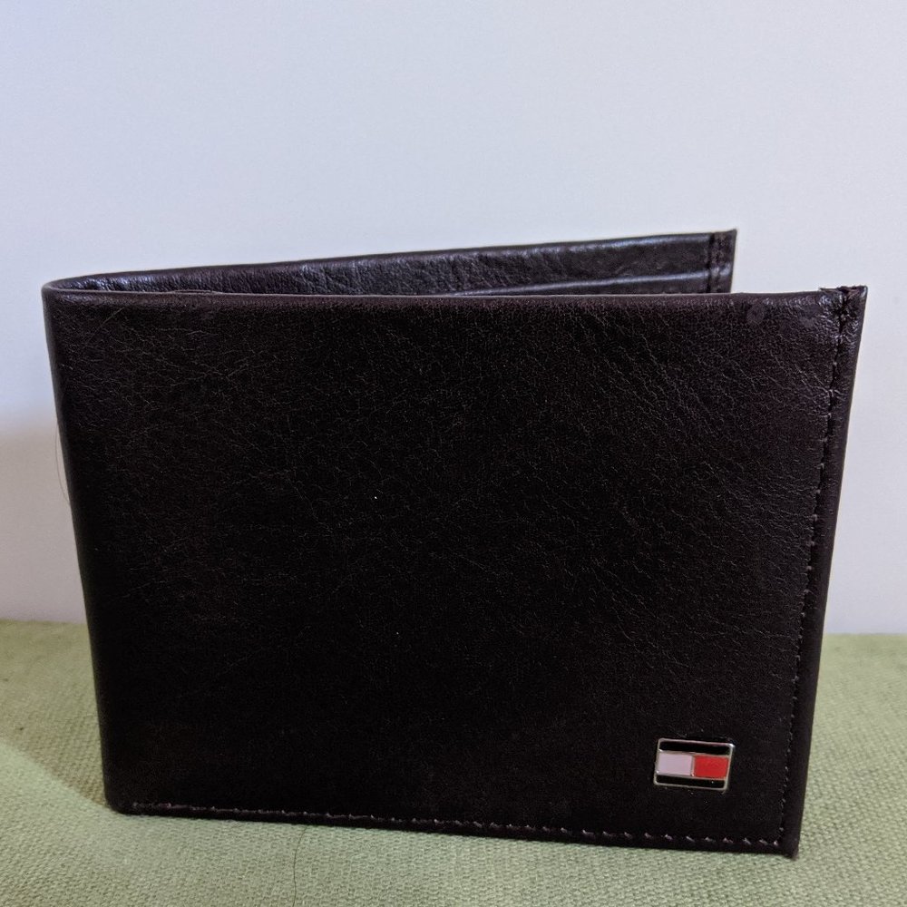 Tommy Hilfiger Dark Brown Bifold Wallet